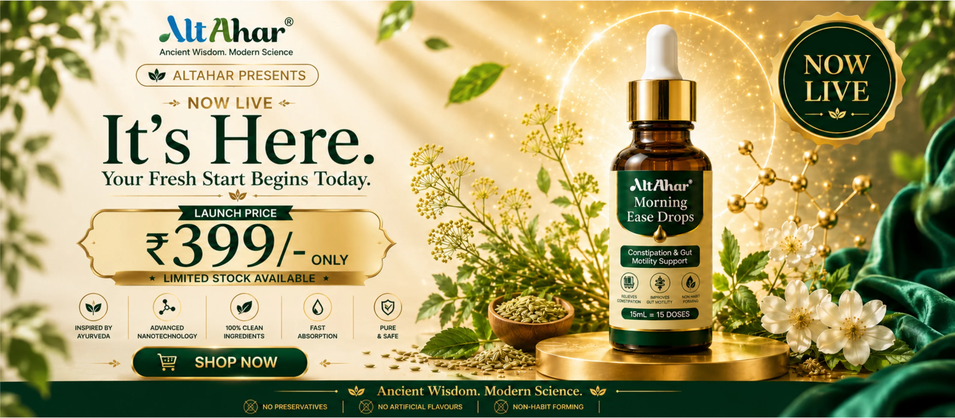 Scientifically Crafted, Elegantly Worn Wellness